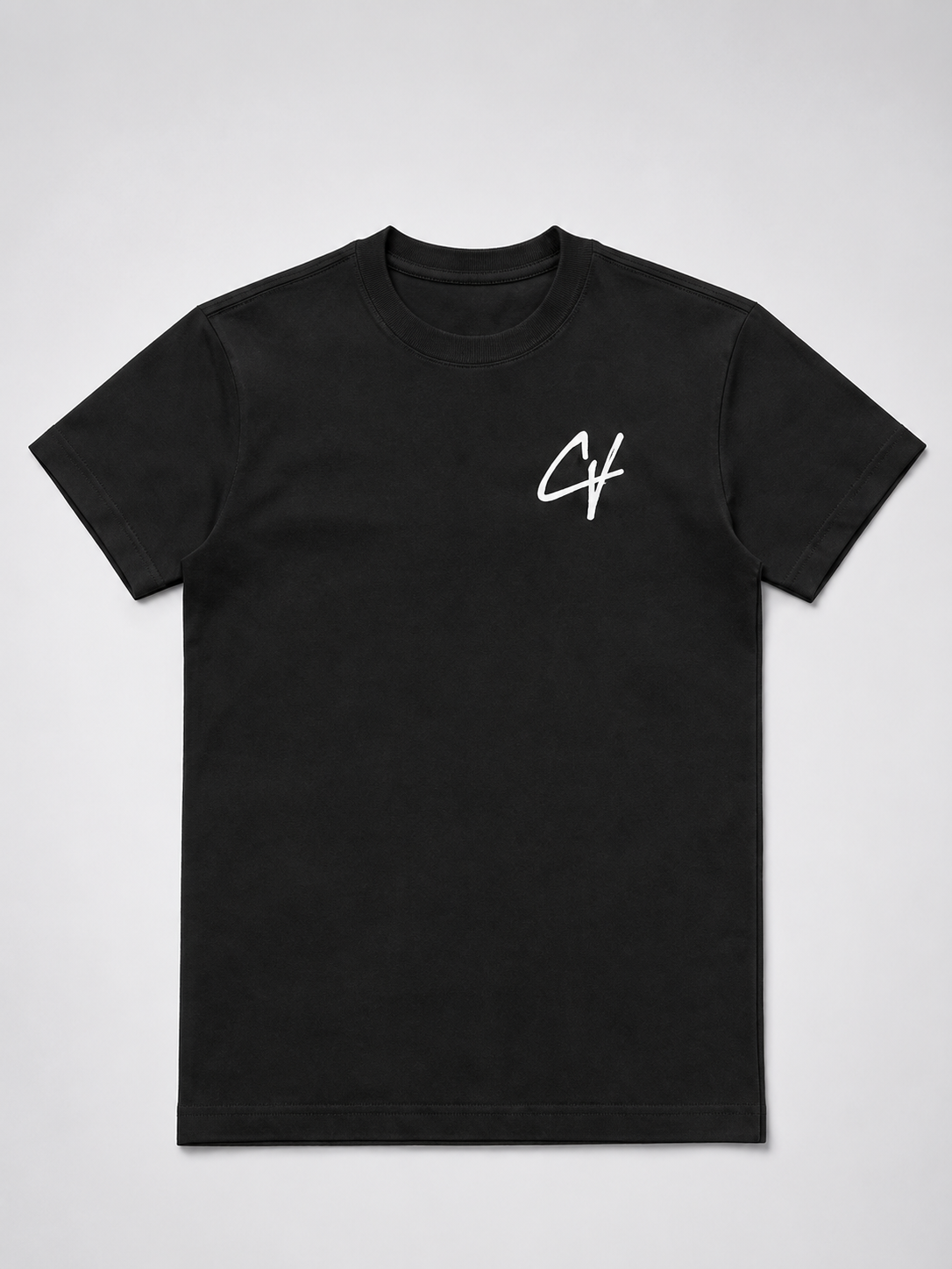 Slim-Fit Tee — Black
